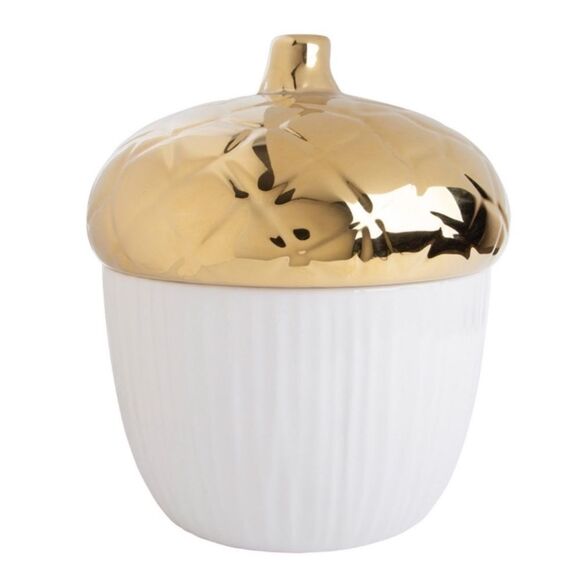 New Elegant Acorn Shaped Cookie Jar - Picture 2 of 12